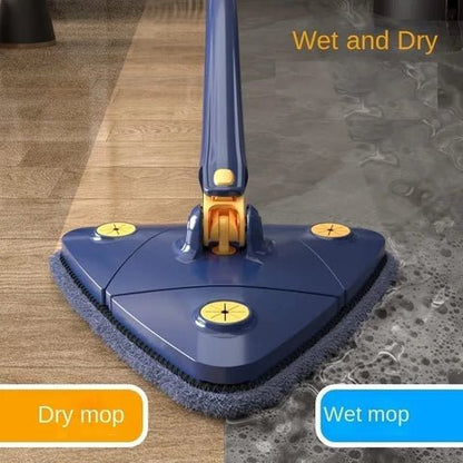 360 Rotating Adjustable Mop – Microfiber Floor Cleaning Tool for Home