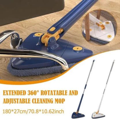 360 Rotating Adjustable Mop – Microfiber Floor Cleaning Tool for Home
